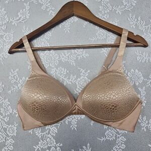 Warner's Back Smoothing Wire-Free Lift Bra Natural‎ Lift Invisible Straps 38B